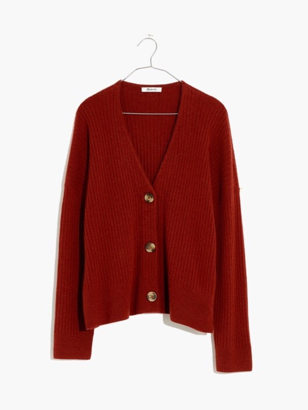 Madewell Ribbed Cardigan Sweater